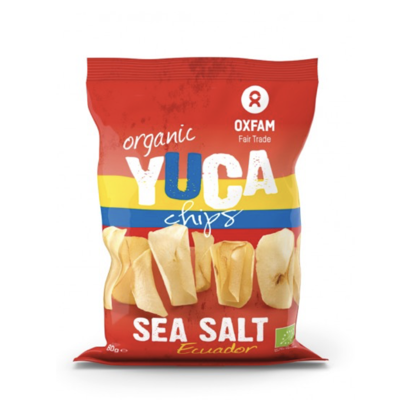 Chips de Yuca (manioc) au sel marin -bio- 60g