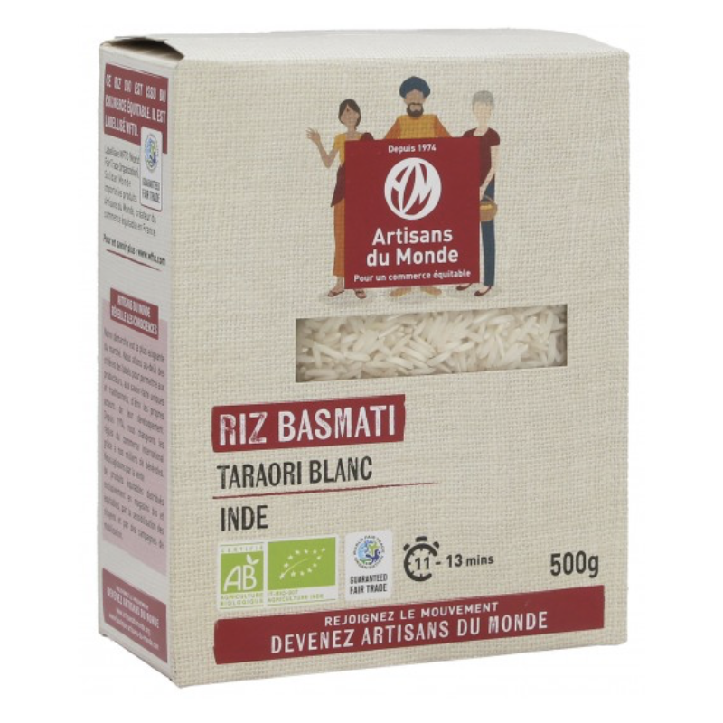Riz bio Basmati Blanc - 500g