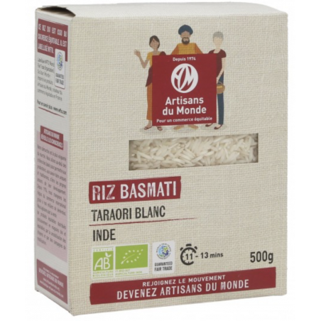 Riz bio Basmati Blanc - 500g