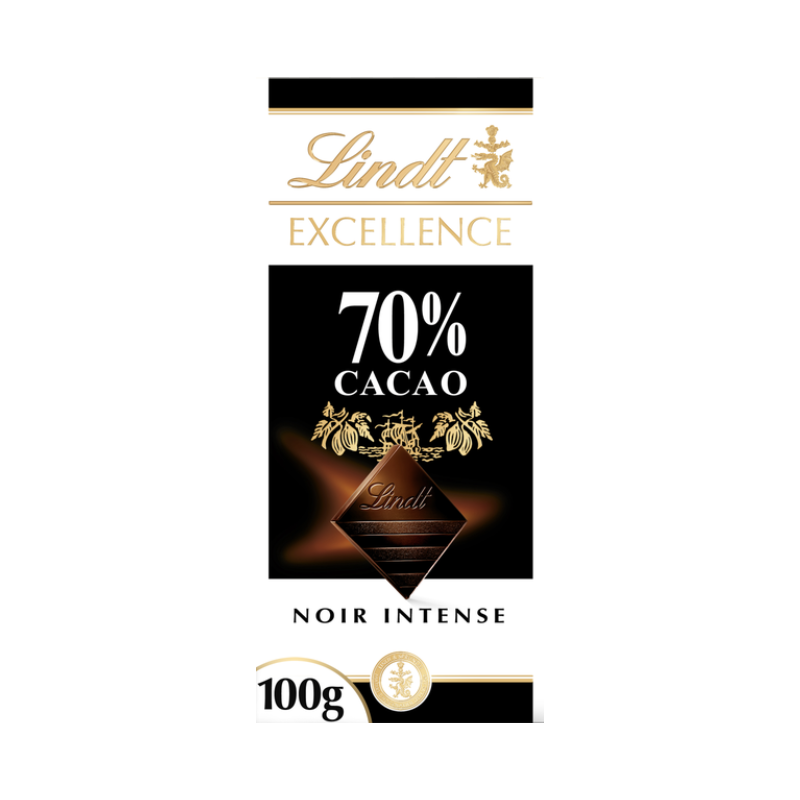 Tablette de chocolat noir équitable 70%
